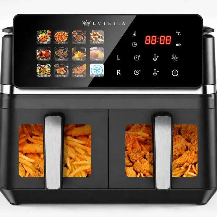 Friteuse sans huile - LVTETIA - BW-IP8018D - 9L - Double panier - 2000W Reconditionné reconditionné disponible sur Cdiscount Seconde Vie | Dero