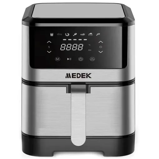 Friteuse sans huile MEDEK Air Fryer 8L RA810D aluminium  8L 1800W Bon état reconditionné disponible sur Rakuten