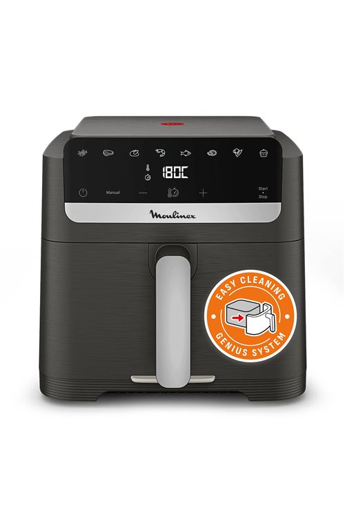 Friteuse sans huile Moulinex Air fryer Easy Fry Compact EZ866HF1 Gris État correct - 65,99 € Friteuse sans huile Moulinex Air fryer Easy Fry Compact EZ866HF1 Gris État correct Moulinex reconditionné disponible sur Fnac