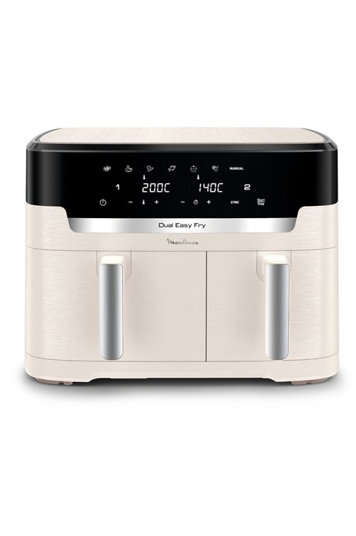 Friteuse sans huile Moulinex Easy Fry Dual XXL Collection Ivoire EZ942AF0 État correct - 139,99 € Friteuse sans huile Moulinex Easy Fry Dual XXL Collection Ivoire EZ942AF0 État correct Moulinex reconditionné disponible sur Fnac