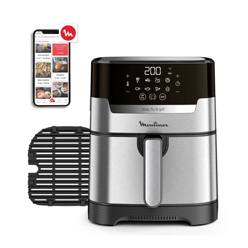Friteuse sans huile Moulinex Easy Fry & Grill Digital 1400 W Argent et Noir État correct - 90,00 € Friteuse sans huile Moulinex Easy Fry & Grill Digital 1400 W Argent et Noir État correct Moulinex reconditionné disponible sur Fnac
