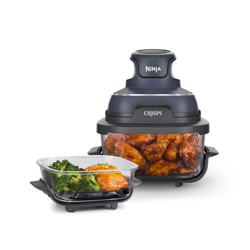 Friteuse sans huile Ninja Crispi Airfryer en verre FN101EUGY Bleu Gris État correct reconditionné disponible sur Fnac