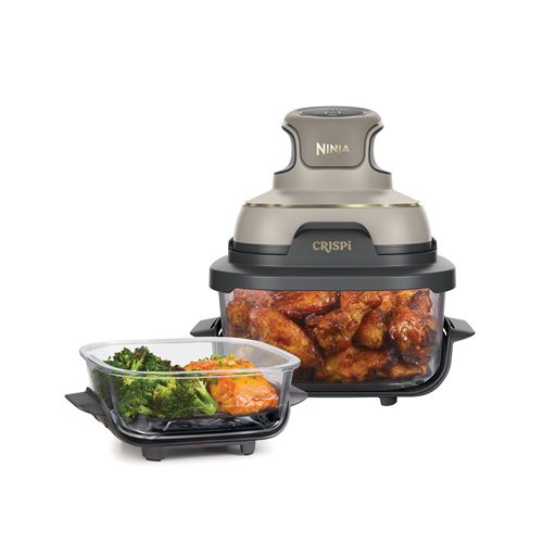 Friteuse sans huile Ninja Crispi Airfryer en verre FN101EUST Beige État correct Ninja reconditionné disponible sur Fnac