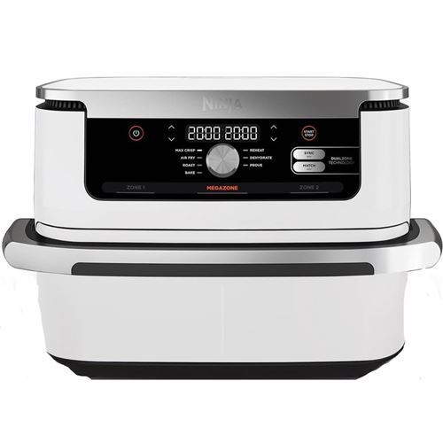 Friteuse sans huile Ninja FlexDrawer AF500EUWH Blanc État correct Ninja reconditionné disponible sur Fnac