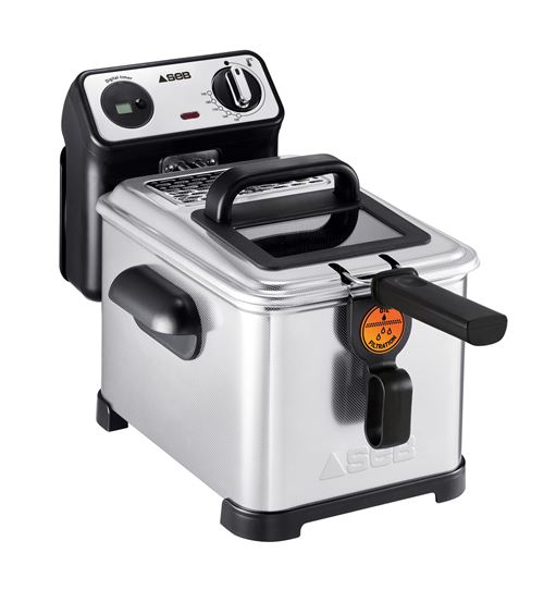 Friteuse Seb Filtra Pro FR518100 2400 W Acier inoxydable brossé État correct SEB reconditionné disponible sur Fnac