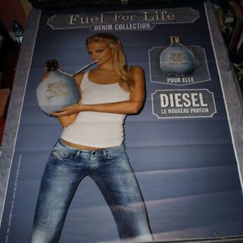 Fuel For Life - DIESEL - Denim Collection - 120x175 cm - AFFICHE / POSTER État correct N/A reconditionné disponible sur Fnac