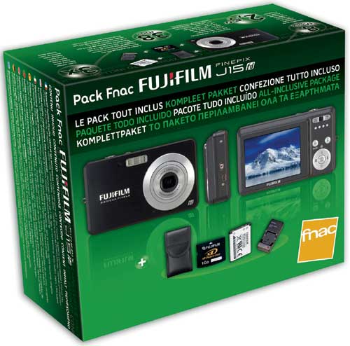 Fujifilm FinePix J15fd Noir + Housse + Carte 1 Go État correct Fujifilm reconditionné disponible sur Fnac