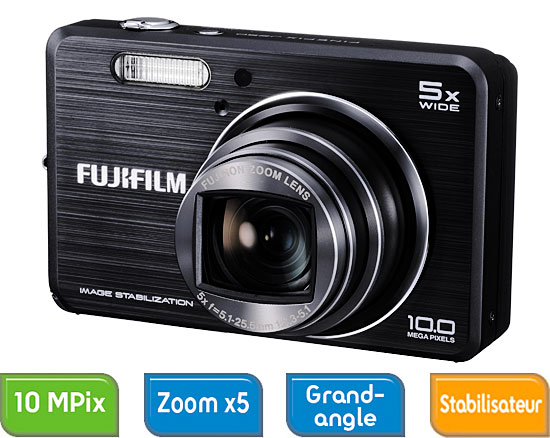 Fujifilm FinePix J250 Noir État correct Fujifilm reconditionné disponible sur Fnac