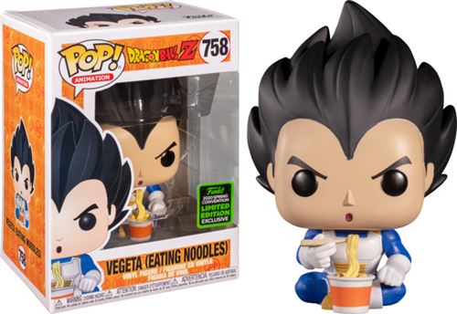 Funko Pop - Dragon Ball Z - Vegeta Eating Noodles 2020 Spring Convention Exclusive État correct N/A reconditionné disponible sur Fnac | Dero