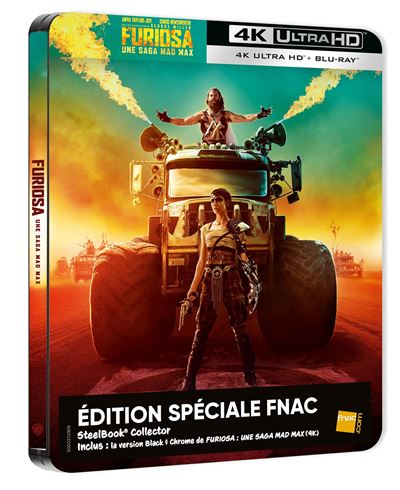 Furiosa : Une Saga Mad Max Édition Collector Spéciale Fnac SteelBook® Blu-ray 4K Ultra HD État correct reconditionné disponible sur Fnac