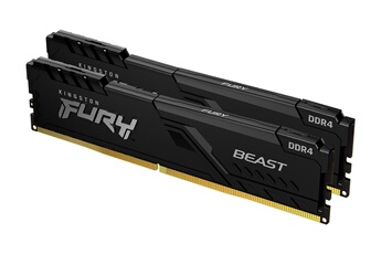 FURY Beast 16 Go (Kit de 2 x 8 Go) DDR4 3600 MHz CL17 Bon état Kingston reconditionné disponible sur Darty