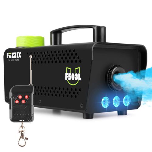 Fuzzix F503L Machine à Fumée 500 Watts avec 3 LEDs RGB - Facile à transporter, Puissante et Compacte État correct N/A reconditionné disponible sur Fnac