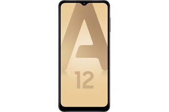 Galaxy A12 - 4G smartphone - double SIM - RAM 4 Go / Mémoire interne 64 Go - microSD slot - Ecran LCD - 6.5"" - 1600 x 720 pixels - 4x caméras arrière Bon état Samsung reconditionné disponible sur Darty