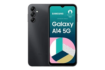 Galaxy A14 64Go Noir 5G Bon état Samsung reconditionné disponible sur Darty