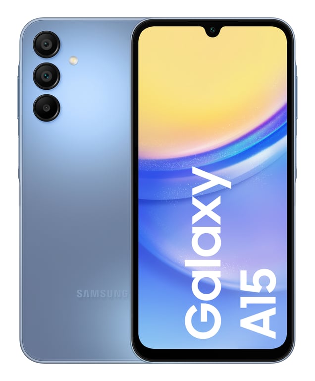 Galaxy A15 (4G) 128 Go, Bleu, débloqué - Excellent état Parfait état Samsung reconditionné disponible sur Pixmania