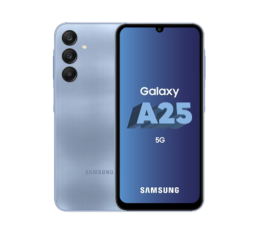 Galaxy A25 (5G) 128Go, Bleu, Débloqué - Très bon état Très bon état Samsung reconditionné disponible sur Pixmania