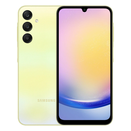 Galaxy A25 (mono sim) 256 Go jaune reconditionné Reconditionné - 189,90 € Galaxy A25 (mono sim) 256 Go jaune reconditionné Reconditionné reconditionné disponible sur Recommerce