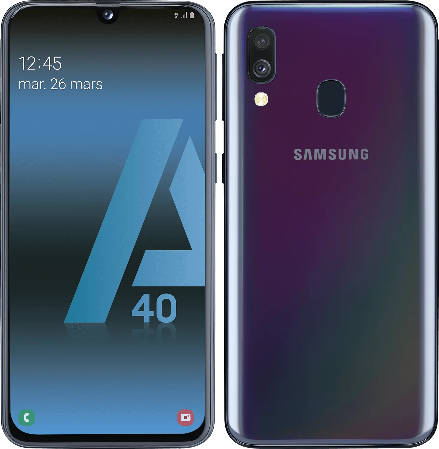 Galaxy A40 Dual Sim Reconditionné - 110,25 € Galaxy A40 Dual Sim Reconditionné Samsung reconditionné disponible sur QuelBonPlan