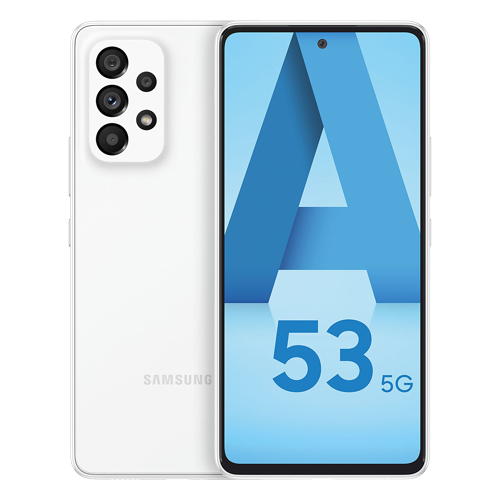 Galaxy A53 5G (mono sim) 256 Go blanc reconditionné Reconditionné - 184,90 € Galaxy A53 5G (mono sim) 256 Go blanc reconditionné Reconditionné Samsung reconditionné disponible sur Recommerce