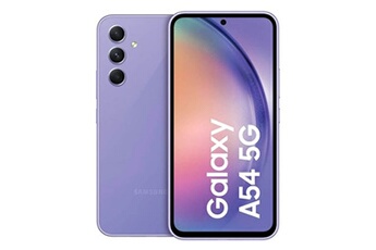 Galaxy A54 5G 8Go/256Go Violet (Awesome Violet) Double SIM A546B État correct Samsung reconditionné disponible sur Darty