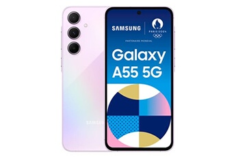 Galaxy A55 5G 128Go Lilas Bon état Samsung reconditionné disponible sur Darty
