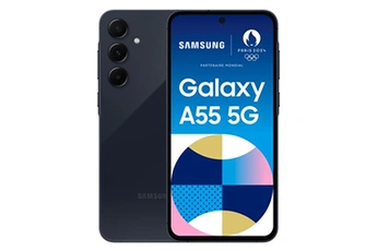 Galaxy A55 5G 256Go Bleu nuit Bon état Samsung reconditionné disponible sur Darty