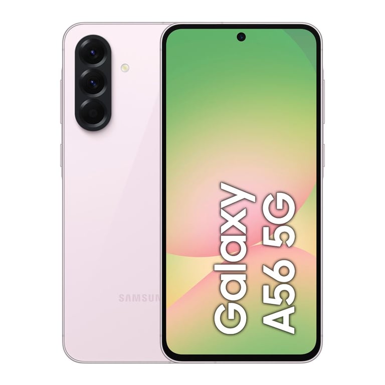 Galaxy A56 (5G) 128 Go, Rose - Excellent état Parfait état Samsung reconditionné disponible sur Pixmania