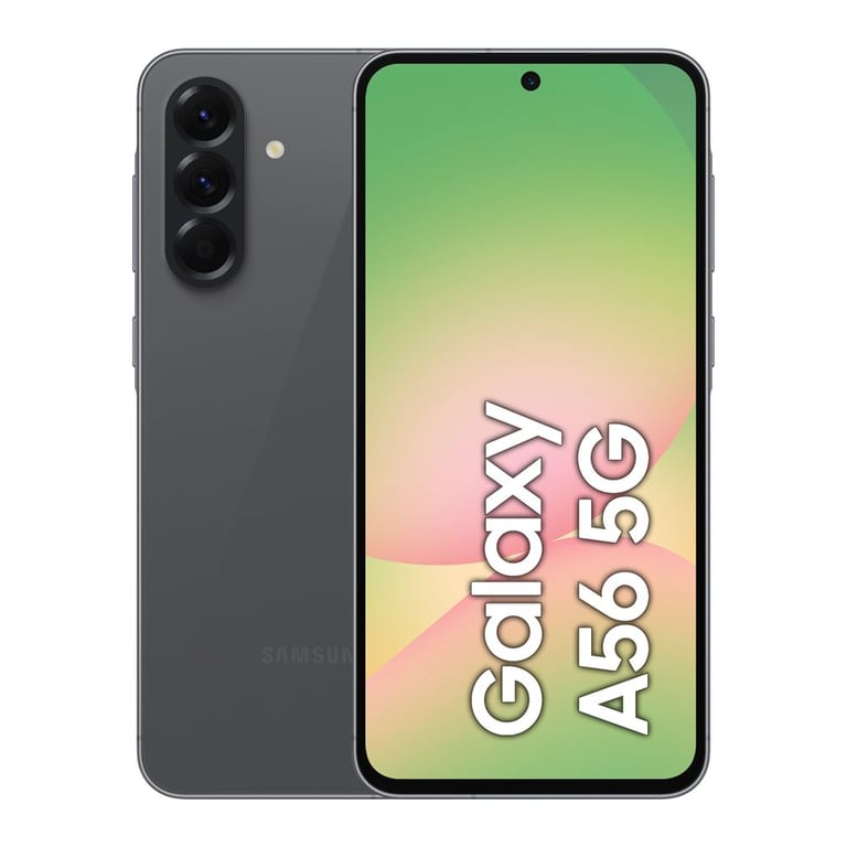 Galaxy A56 (5G) 256 Go, Graphite - Bon état Bon état Samsung reconditionné disponible sur Pixmania