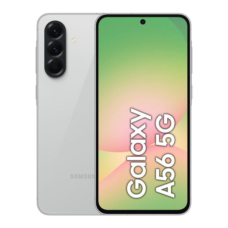 Galaxy A56 (5G) 256 Go, Gris - Excellent état Parfait état Samsung reconditionné disponible sur Pixmania