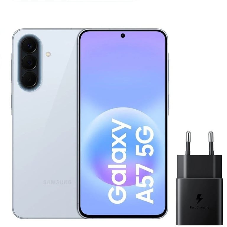 Galaxy A57 (5G) 128 Go, Bleu ciel + Chargeur [Version Internationale] - Excellent état Parfait état Samsung reconditionné disponible sur Pixmania | Dero