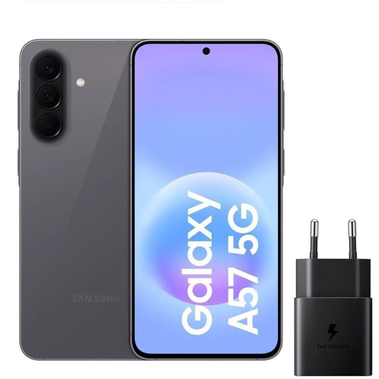 Galaxy A57 (5G) 128 Go, Gris + Chargeur [Version Internationale] - Excellent état Parfait état Samsung reconditionné disponible sur Pixmania | Dero