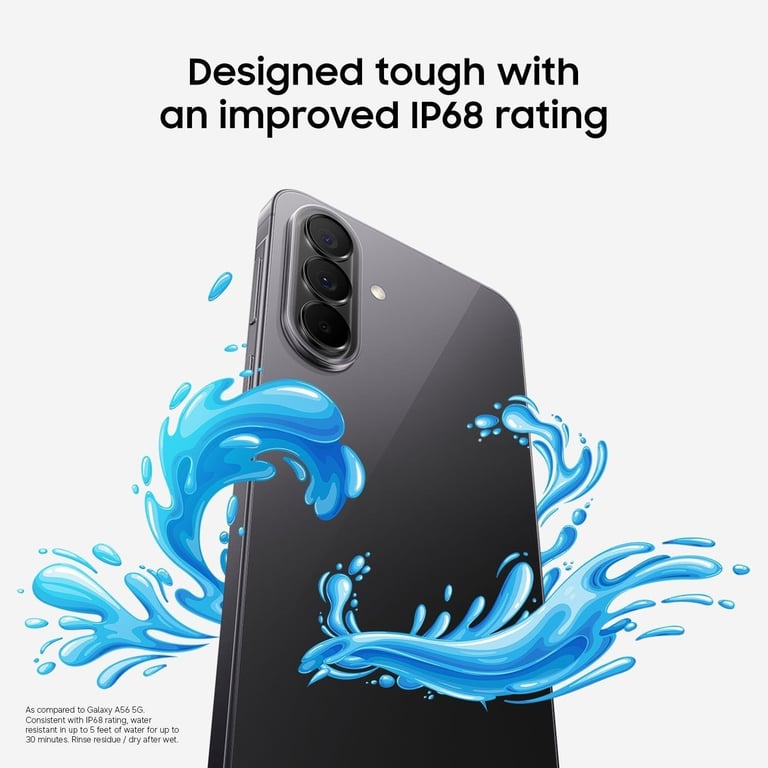 Galaxy A57 (5G) 256 Go, Bleu ciel + Chargeur [Version Internationale] - Excellent état Parfait état Samsung reconditionné photo 3 | Dero