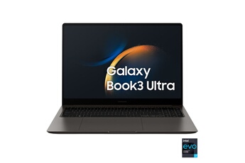 Galaxy Book3 Ultra NP960XFH-XA1IT laptop Ordinateur portable 40,6 cm (16") WQXGA+ Intel Core i7 i7-13700H 16 Go LPDDR5-SDRAM 512 Go SSD NVIDIA Très bon état Samsung reconditionné disponible sur Darty