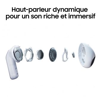 Galaxy Buds4 - Ecouteurs intra-auriculaire sans fil avec réductionde bruit, Noir - Bon état Bon état Samsung reconditionné photo 2 | Dero