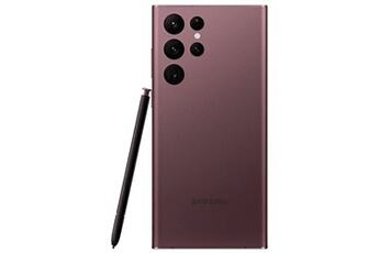 Galaxy S22 Ultra 128Go Bordeaux 5G Très bon état Samsung reconditionné disponible sur Darty