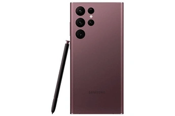 Galaxy S22 Ultra 128Go Bordeaux 5G Bon état Samsung reconditionné disponible sur Darty