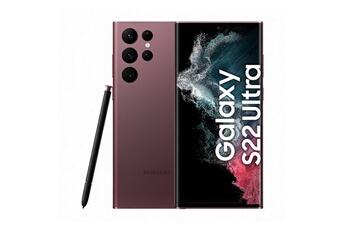 Galaxy S22 Ultra 5G 512Go Bordeaux Très bon état Samsung reconditionné disponible sur Darty