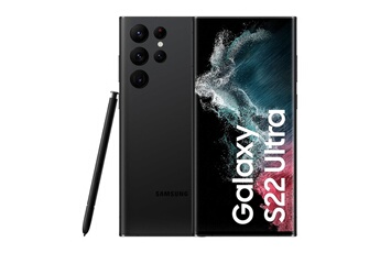 Galaxy S22 Ultra - 5G smartphone - double SIM - RAM 8 Go / Mémoire interne 128 Go - écran OLED - 6.8" - 3088 x 1440 pixels (120 Hz) - 4x caméras État correct Samsung reconditionné disponible sur Darty