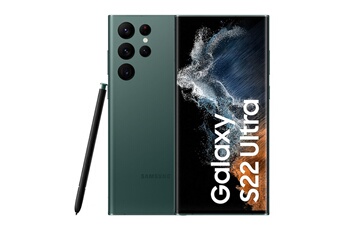 Galaxy S22 Ultra SM-S908B 17,3 cm (6.8") Double SIM Android 12 5G USB Type-C 8 Go 128 Go 5000 mAh Vert Bon état Samsung reconditionné disponible sur Darty