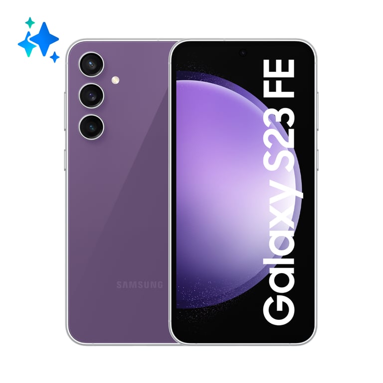 Galaxy S23 FE (5G) 128 Go, Violet, Débloqué - Très bon état Très bon état Samsung reconditionné disponible sur Pixmania