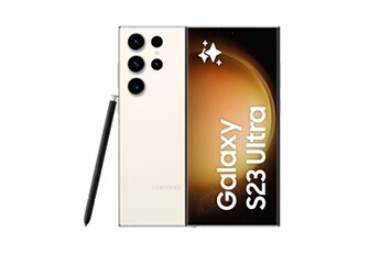 Galaxy S23 Ultra 256Go Creme 5G Très bon état Samsung reconditionné disponible sur Darty