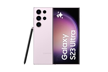 Galaxy S23 Ultra 256Go Lavande 5G Bon état Samsung reconditionné disponible sur Darty