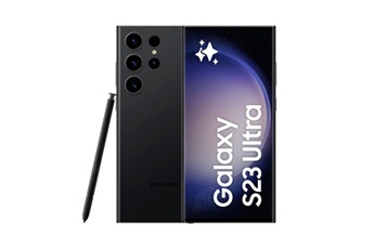 Galaxy S23 Ultra 256Go Noir 5G Bon état Samsung reconditionné disponible sur Darty