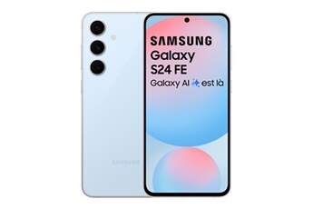 Galaxy S24 FE 5G 128 Go Bleu Bon état Samsung reconditionné disponible sur Darty