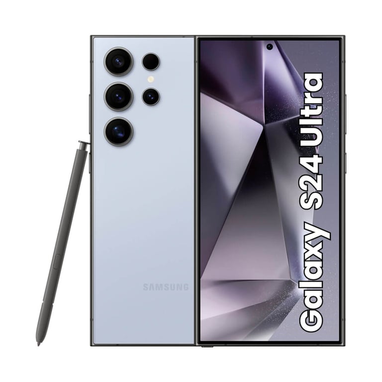 Galaxy S24 Ultra (5G) 256 Go, Bleu titane - Bon état Bon état Samsung reconditionné disponible sur Pixmania