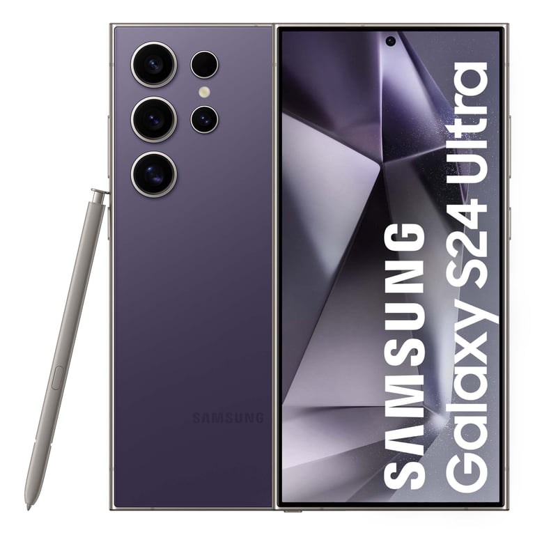 Galaxy S24 Ultra (5G) 512 Go, Violet Titane, Débloqué - Excellent état Parfait état Samsung reconditionné disponible sur Pixmania