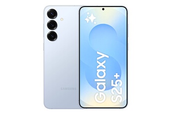 Galaxy S25+ 256 Go Bleu clair Très bon état reconditionné disponible sur Darty