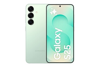 Galaxy S25 256 Go Vert d''eau Très bon état Samsung reconditionné disponible sur Darty