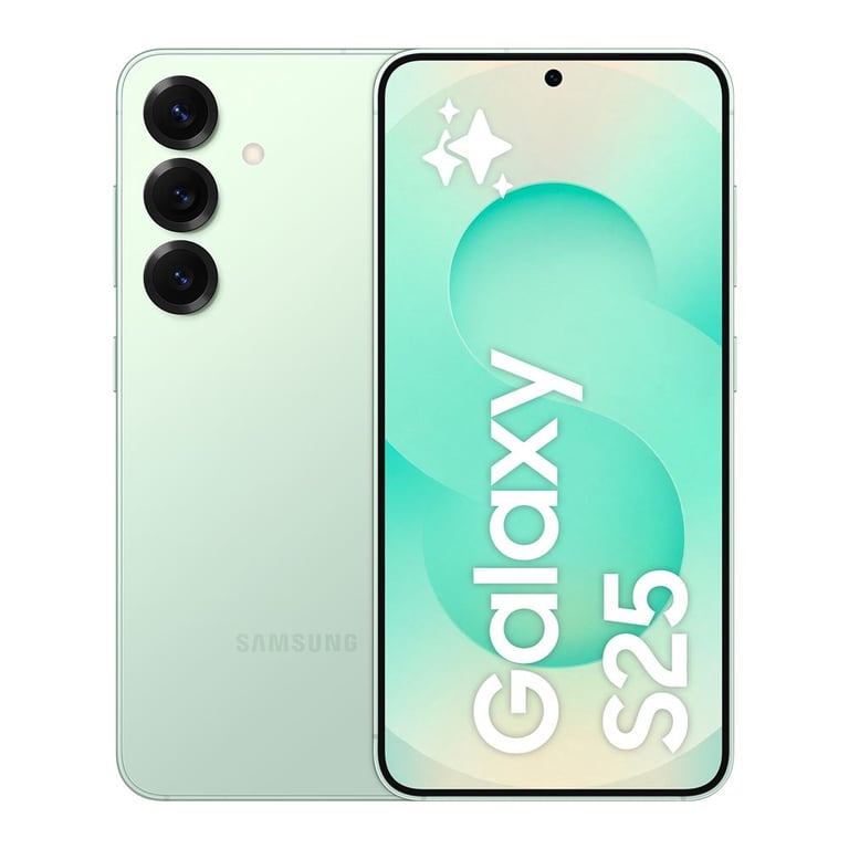 Galaxy S25 (5G) 512 Go, Menthe - Excellent état Parfait état Samsung reconditionné disponible sur Pixmania