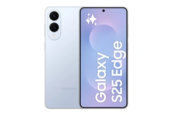 Galaxy S25 Edge 5G 256 Go Bleu Bon état Samsung reconditionné disponible sur Darty